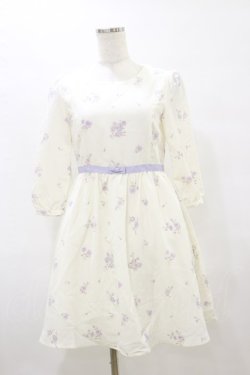画像1: LODISPOTTO / 花柄ワンピース M オフ H-25-08-11-069-LO-OP-NS-ZH