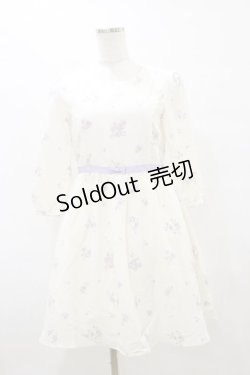 画像1: LODISPOTTO / 花柄ワンピース M オフ H-25-08-11-069-LO-OP-NS-ZH