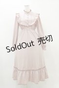 Areeam / 配色フリルワンピース Free ピンク H-25-08-11-070-LO-OP-NS-ZH