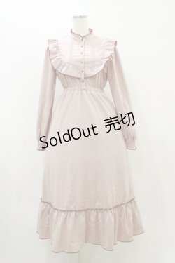 画像1: Areeam / 配色フリルワンピース Free ピンク H-25-08-11-070-LO-OP-NS-ZH