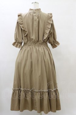 画像2: m petit by misako / NINA'SコラボAMハイショクメローワンピース LL ベージュ H-25-08-11-072-LO-OP-NS-ZH