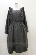 m petit by misako / チェックワンピース LL グレー H-25-08-11-074-LO-OP-NS-ZH
