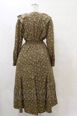 画像2: an another angelus / ラッフルデザイン花柄ワンピース Free BROWN H-25-08-11-076-CA-OP-NS-ZH