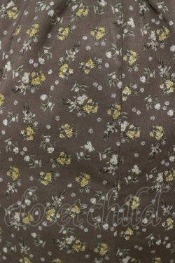 画像3: an another angelus / ラッフルデザイン花柄ワンピース Free BROWN H-25-08-11-076-CA-OP-NS-ZH