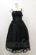 Angelic Pretty / Cinema Ladyジャンパースカート Free ブラック H-25-08-11-077-AP-OP-NS-ZH