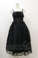 Angelic Pretty / Cinema Ladyジャンパースカート Free ブラック H-25-08-11-077-AP-OP-NS-ZH