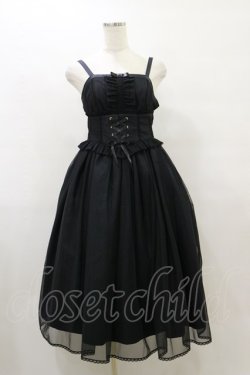 画像1: Angelic Pretty / Cinema Ladyジャンパースカート Free ブラック H-25-08-11-077-AP-OP-NS-ZH