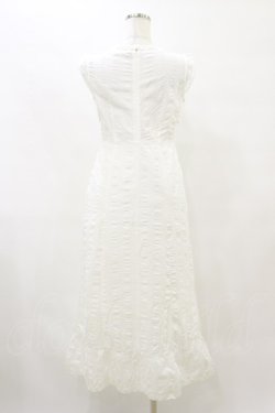 画像2: an another angelus / レース使いコットンリップルナローワンピース Free OFFWHITE H-25-08-11-081-CA-OP-NS-ZH