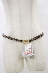 m petit by misako / TT*AMハートPLベルト  ブラウン H-25-08-11-013-LO-ZA-NS-ZH