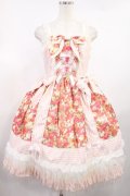 BABY,THE STARS SHINE BRIGHT / Junoの祝福と鳥たちのAriaジャンパースカート Free ピンク H-25-08-11-1001-BA-OP-NS-ZH