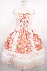 BABY,THE STARS SHINE BRIGHT / Junoの祝福と鳥たちのAriaジャンパースカート Free ピンク H-25-08-11-1001-BA-OP-NS-ZH