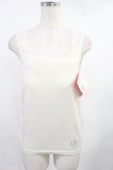m petit by misako / TT*AO*Cツキタンクトップ M アイボリー H-25-08-11-1029-LO-TO-NS-ZH