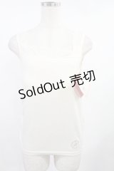 m petit by misako / TT*AO*Cツキタンクトップ M アイボリー H-25-08-11-1029-LO-TO-NS-ZH