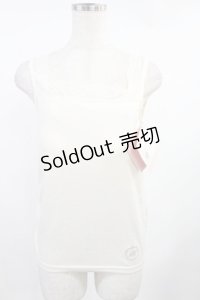 m petit by misako / TT*AO*Cツキタンクトップ M アイボリー H-25-08-11-1029-LO-TO-NS-ZH