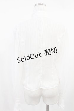 画像2: BABY,THE STARS SHINE BRIGHT / ストライプシフォンブラウス Free オフ H-25-08-11-1035-BA-BL-NS-ZH