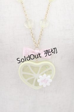 画像1: Angelic Pretty / Delicious Lemonネックレス  ピンク H-25-08-11-1038-AP-AC-NS-ZH