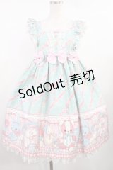 Angelic Pretty / MELODY TOYSハイウエストジャンパースカート Free ミント H-25-08-11-1004-AP-OP-NS-ZH