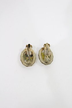 画像2: an another angelus / ドライフラワーフレームイヤリング  YELLOW H-25-08-11-1040-CA-AC-NS-ZH
