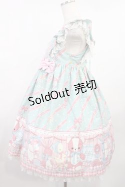 画像2: Angelic Pretty / MELODY TOYSハイウエストジャンパースカート Free ミント H-25-08-11-1004-AP-OP-NS-ZH