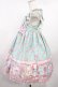画像2: Angelic Pretty / MELODY TOYSハイウエストジャンパースカート Free ミント H-25-08-11-1004-AP-OP-NS-ZH (2)