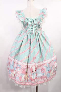 画像3: Angelic Pretty / MELODY TOYSハイウエストジャンパースカート Free ミント H-25-08-11-1004-AP-OP-NS-ZH
