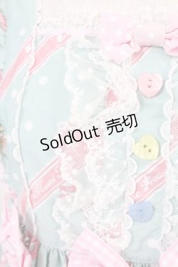 画像4: Angelic Pretty / MELODY TOYSハイウエストジャンパースカート Free ミント H-25-08-11-1004-AP-OP-NS-ZH