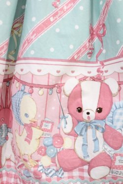 画像5: Angelic Pretty / MELODY TOYSハイウエストジャンパースカート Free ミント H-25-08-11-1004-AP-OP-NS-ZH