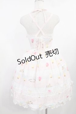 画像2: BABY,THE STARS SHINE BRIGHT / IceCreamプリントジャンパースカート Free オフ H-25-08-11-1005-BA-OP-NS-ZH