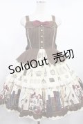 Angelic Pretty / Victorian Letterティアードジャンパースカート Free アイボリー H-25-08-11-1007-AP-OP-NS-ZH