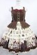 画像1: Angelic Pretty / Victorian Letterティアードジャンパースカート Free アイボリー H-25-08-11-1007-AP-OP-NS-ZH (1)