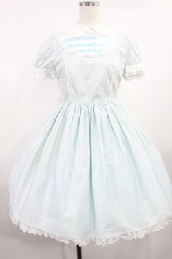 画像1: Angelic Pretty / うさぎのPatryワンピース Free サックス H-25-08-11-1013-AP-OP-NS-ZH