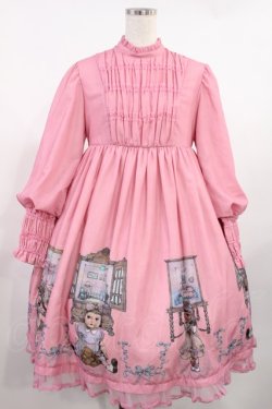 画像1: Choker Rabbit（海外ロリータブランド） / Doll Houseワンピース M ピンク H-25-08-11-1015-LO-OP-NS-ZH