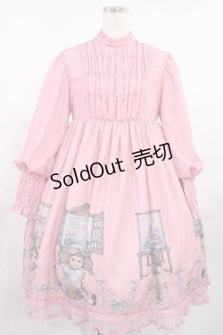 画像1: Choker Rabbit（海外ロリータブランド） / Doll Houseワンピース M ピンク H-25-08-11-1015-LO-OP-NS-ZH