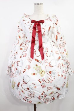画像1: Diamond Honey（海外ロリータブランド） / 病みかわワンピース M オフ H-25-08-11-1016-EL-OP-NS-ZH