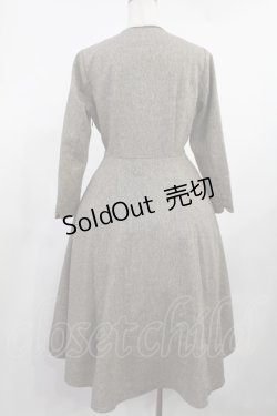 画像2: an another angelus / 釦使いツイードフィットandフレアーワンピース Free BROWN H-25-08-11-1017-CA-OP-NS-ZT484