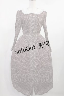 画像1: SERAPHIM / プチジャルダンワンピース（花柄） Free ボルドー H-25-08-11-1021-LO-OP-NS-ZH