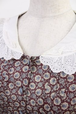 画像3: SERAPHIM / プチジャルダンワンピース（花柄） Free ボルドー H-25-08-11-1021-LO-OP-NS-ZH