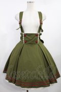 metamorphose / セーラーサスペンダー付きスカート Free カーキ H-25-08-11-1022-ME-SK-NS-ZH