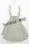 metamorphose / セーラーサスペンダー付きスカート Free カーキ H-25-08-11-1022-ME-SK-NS-ZH