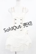 Angelic Pretty / Royal Chocolateダブルボタンサロペット Free アイボリー H-25-08-11-1024-AP-OP-NS-ZH