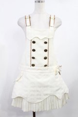 Angelic Pretty / Royal Chocolateダブルボタンサロペット Free アイボリー H-25-08-11-1024-AP-OP-NS-ZH