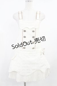 Angelic Pretty / Royal Chocolateダブルボタンサロペット Free アイボリー H-25-08-11-1024-AP-OP-NS-ZH