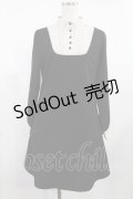 Fi.n.t / ウイングカラークレリックヨークワンピース Free BLACK H-25-08-11-1025-CA-OP-NS-ZH
