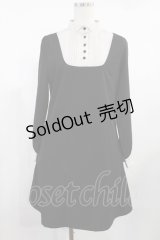 Fi.n.t / ウイングカラークレリックヨークワンピース Free BLACK H-25-08-11-1025-CA-OP-NS-ZH