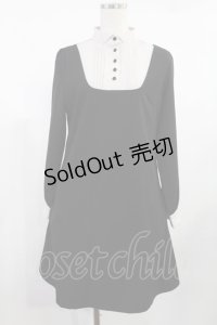 Fi.n.t / ウイングカラークレリックヨークワンピース Free BLACK H-25-08-11-1025-CA-OP-NS-ZH