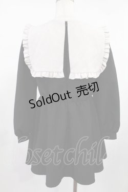 画像2: Melt the lady / スクエアセーラーカラーワンピース Free ブラック H-25-08-11-1027-PU-OP-NS-ZH