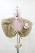 m petit by misako / AMポンポンツキエリ  ベージュ H-25-08-11-016-LO-ZA-NS-ZH