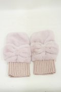 m petit by misako / AMハンドウォーマー  ピンク H-25-08-11-020-LO-ZA-NS-ZH