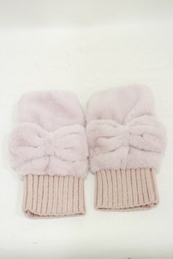 画像1: m petit by misako / AMハンドウォーマー  ピンク H-25-08-11-020-LO-ZA-NS-ZH