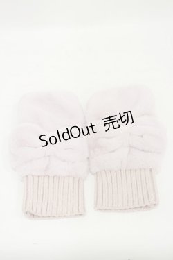 画像1: m petit by misako / AMハンドウォーマー  ピンク H-25-08-11-020-LO-ZA-NS-ZT485-F001